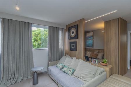 Sala de apartamento à venda com 3 quartos, 127m² em Cidade Nova, Belo Horizonte