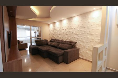 Sala de apartamento para alugar com 3 quartos, 152m² em Canto do Forte, Praia Grande