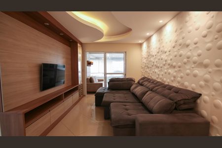 Sala de apartamento para alugar com 3 quartos, 152m² em Canto do Forte, Praia Grande
