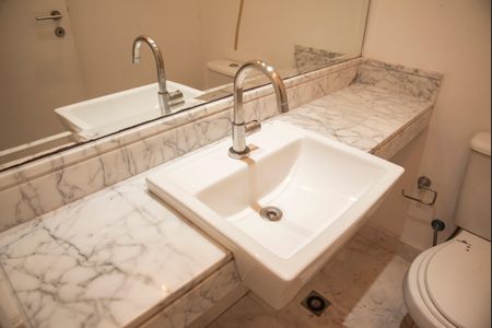 Lavabo de apartamento à venda com 3 quartos, 130m² em Vila Clementino, São Paulo