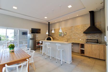 Apartamento para alugar com 58m², 2 quartos e 2 vagas Apartamento para alugar com 58m², 2 quartos e 2 vagasÁrea comum - Churrasqueira