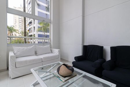Varanda de apartamento para alugar com 1 quarto, 82m² em Vila Nova Conceição, São Paulo