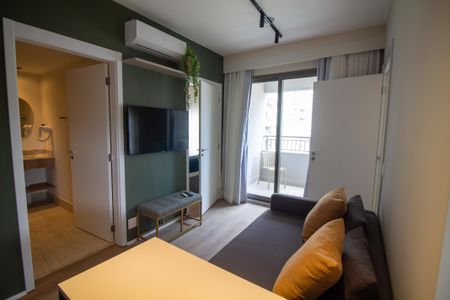 Sala de apartamento para alugar com 2 quartos, 44m² em Campo Belo, São Paulo