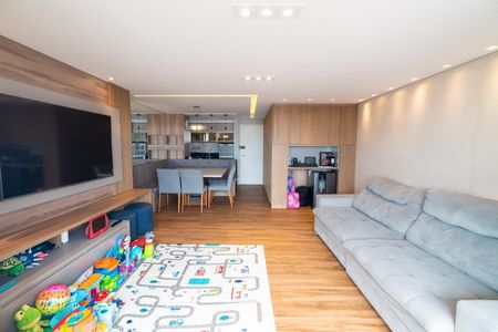 Sala de apartamento à venda com 3 quartos, 91m² em Vila Campestre, São Paulo