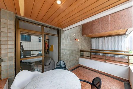 Varanda da Sala de apartamento à venda com 3 quartos, 110m² em Belvedere, Belo Horizonte