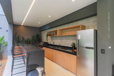 Studio à venda com 26m², 1 quarto e sem vaga Studio à venda com 26m², 1 quarto e sem vagaÁrea comum - Churrasqueira