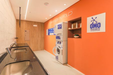 Studio à venda com 26m², 1 quarto e sem vaga Studio à venda com 26m², 1 quarto e sem vagaÁrea comum - Lavanderia
