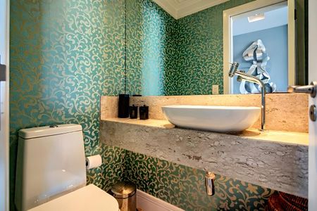 Lavabo de apartamento para alugar com 4 quartos, 206m² em Vila Romana, São Paulo
