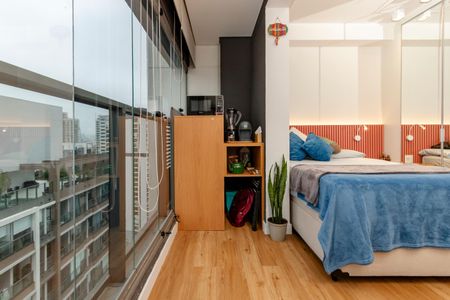 Studio para alugar com 25m², 1 quarto e sem vagaVaranda