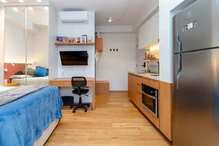 Studio de kitnet/studio para alugar com 1 quarto, 25m² em Jardim das Acacias, São Paulo