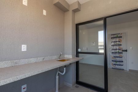 Varanda da Sala de apartamento à venda com 2 quartos, 59m² em Estoril, Belo Horizonte
