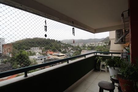 Varanda de apartamento à venda com 2 quartos, 68m² em Pechincha, Rio de Janeiro