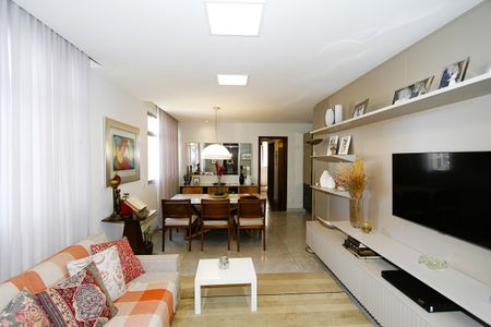 Sala de apartamento à venda com 3 quartos, 100m² em Gutierrez, Belo Horizonte