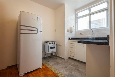 Cozinha de apartamento para alugar com 1 quarto, 36m² em Vila Mariana, São Paulo