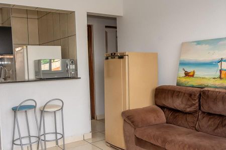 Sala de apartamento para alugar com 2 quartos, 50m² em Santa Cruz, Americana