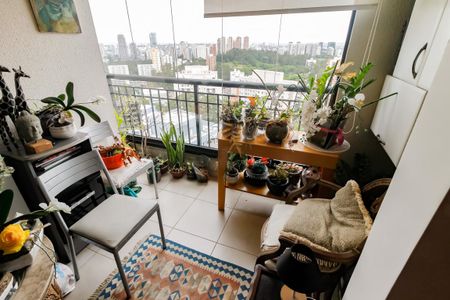 Varanda da Sala de apartamento à venda com 2 quartos, 65m² em Jardim Parque Morumbi, São Paulo