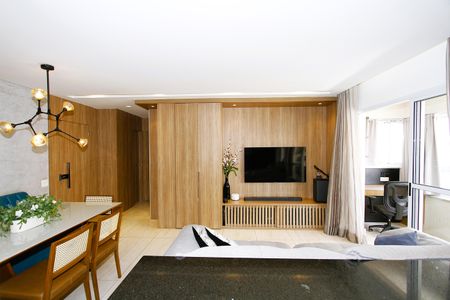 Sala de apartamento à venda com 3 quartos, 88m² em Jk, Contagem