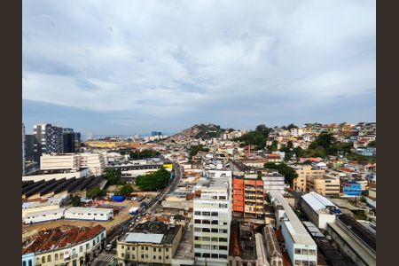 Vista da Sala de apartamento para alugar com 1 quarto, 45m² em Santo Cristo, Rio de Janeiro