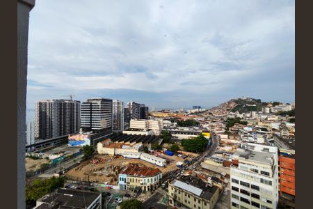 Vista da Sala de apartamento para alugar com 1 quarto, 45m² em Santo Cristo, Rio de Janeiro