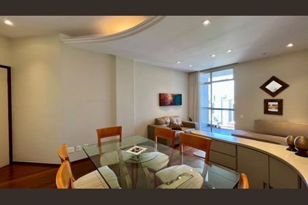 Sala de apartamento à venda com 3 quartos, 110m² em Lourdes, Belo Horizonte