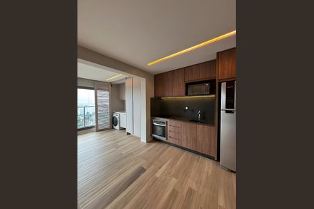 Cozinha e Área de Serviço de apartamento para alugar com 1 quarto, 51m² em Higienópolis, São Paulo