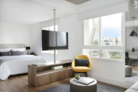 Studio de apartamento para alugar com 1 quarto, 63m² em Cidade Monções, São Paulo
