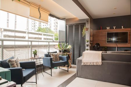 Sala de apartamento à venda com 2 quartos, 64m² em Vila Monte Alegre, São Paulo