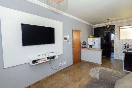 Sala de apartamento à venda com 2 quartos, 50m² em Inconfidentes, Contagem