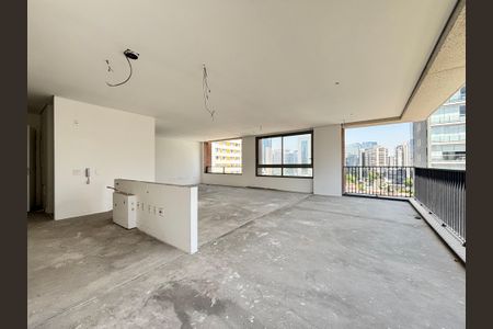 Sala/Cozinha de apartamento à venda com 3 quartos, 191m² em Vila Nova Conceição, São Paulo