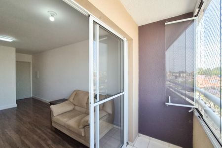 Varanda da Sala de apartamento à venda com 2 quartos, 55m² em Conjunto Residencial Pombeva, São Bernardo do Campo