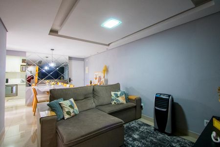 Sala de apartamento para alugar com 3 quartos, 83m² em Vila Guiomar, Santo André
