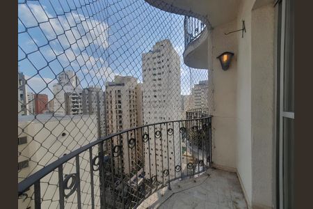 Varanda da Sala de apartamento para alugar com 3 quartos, 110m² em Moema, São Paulo