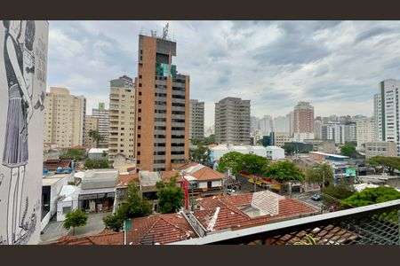 Vista da Sacada de kitnet/studio para alugar com 1 quarto, 24m² em Pinheiros, São Paulo