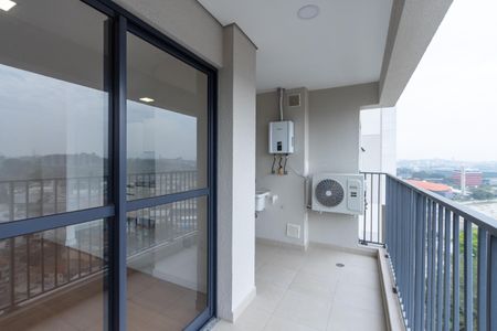 Varanda da Sala de apartamento para alugar com 2 quartos, 67m² em Vila Anastácio, São Paulo