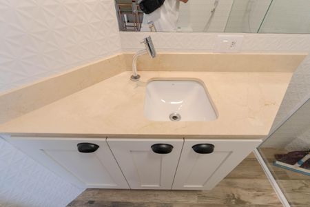 Studio para alugar com 32m², 1 quarto e 1 vaga Studio para alugar com 32m², 1 quarto e 1 vagaBanheiro