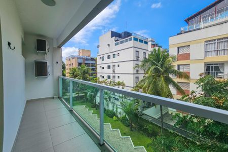 Varanda da Sala de apartamento para alugar com 3 quartos, 98m² em Jardim Tres Marias, Guarujá