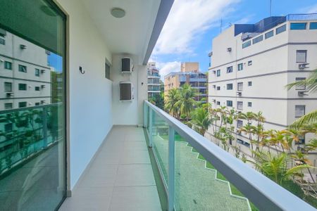 Varanda da Sala de apartamento para alugar com 3 quartos, 98m² em Jardim Tres Marias, Guarujá