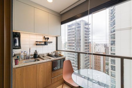 Studio para alugar com 26m², 1 quarto e sem vaga Studio para alugar com 26m², 1 quarto e sem vagaCozinha