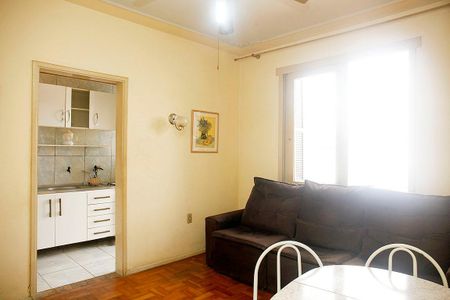 Sala de apartamento à venda com 1 quarto, 46m² em Azenha, Porto Alegre