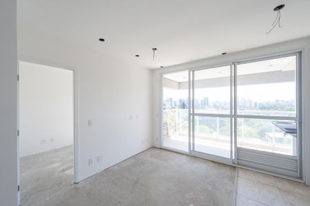 Sala de apartamento à venda com 1 quarto, 41m² em Indianópolis, São Paulo