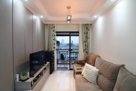 Sala de apartamento à venda com 3 quartos, 78m² em Vila Euclides, São Bernardo do Campo