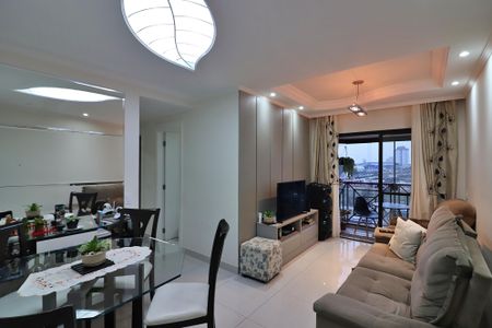 Sala de apartamento à venda com 3 quartos, 78m² em Vila Euclides, São Bernardo do Campo