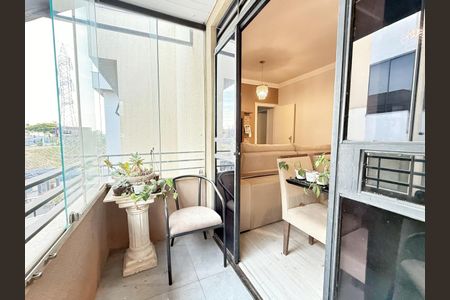 Varanda da Sala de apartamento à venda com 3 quartos, 85m² em Estoril, Belo Horizonte