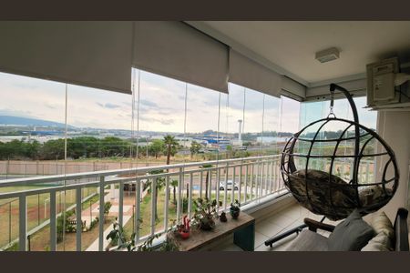 Varanda da Sala de apartamento à venda com 3 quartos, 90m² em Engordadouro, Jundiaí