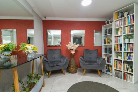 Apartamento à venda com 57m², 2 quartos e 1 vaga Apartamento à venda com 57m², 2 quartos e 1 vagaEspaço de leitura