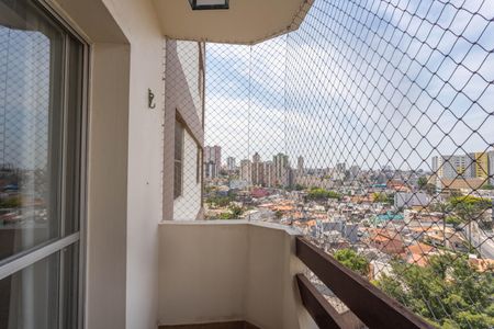 Varanda da sala de apartamento à venda com 3 quartos, 72m² em Parque Sete de Setembro, Diadema