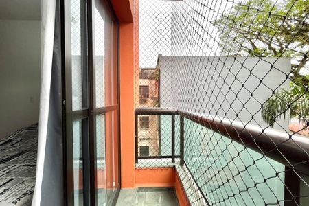 Varanda da Suíte de apartamento para alugar com 1 quarto, 38m² em Mirandópolis, São Paulo