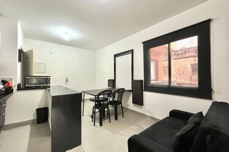 Sala de apartamento para alugar com 1 quarto, 38m² em Mirandópolis, São Paulo