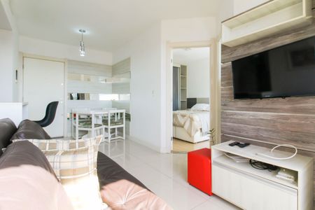 Sala de apartamento à venda com 1 quarto, 46m² em Nossa Senhora das Gracas, Canoas