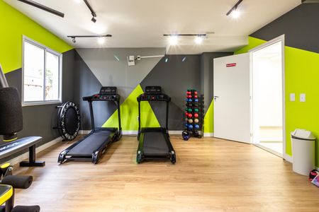 Apartamento para alugar com 19m², 1 quarto e sem vaga Apartamento para alugar com 19m², 1 quarto e sem vagaAcademia